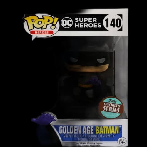 Funko Pop! Heroes DC Super Heroes Golden Age Batman Funko Specialty Series Figure #140