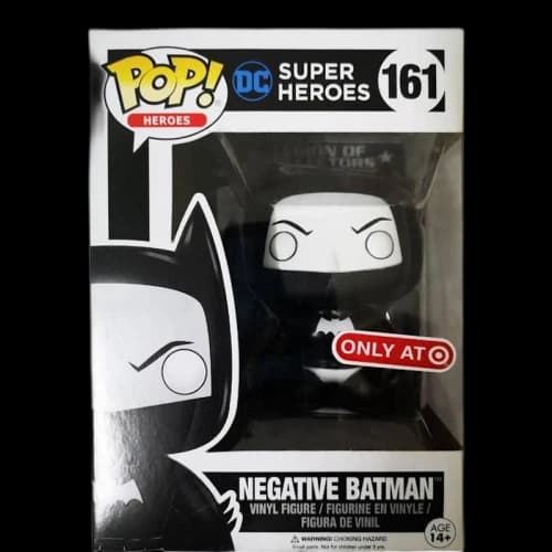 Funko Pop! Heroes DC Super Heroes Negative Batman Target Exclusive Figure #161