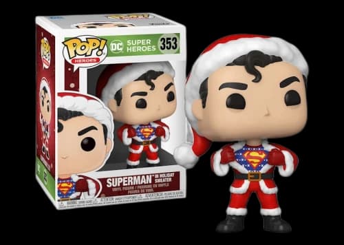 Funko Pop! Heroes DC Super Heroes Superman with Sweater (Holiday) Figure #353