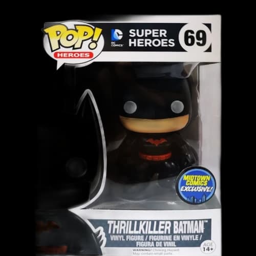 Funko Pop! Heroes DC Super Heroes Thrillerkiller Batman Midtown Comics Exclusive Figure #69
