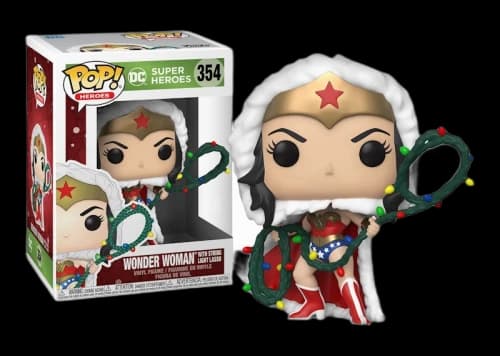 Funko Pop! Heroes DC Super Heroes Wonder Woman with String Light Lasso (Holiday) Figure #354