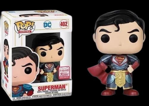 Funko Pop! Heroes DC Superman (Metallic) China Con Exclusive Figure #402