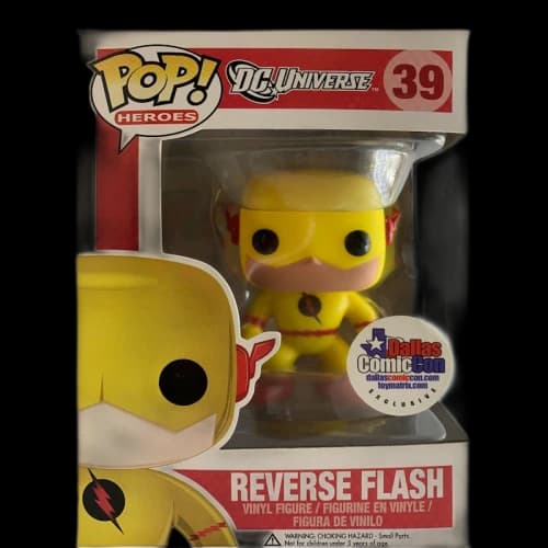 Funko Pop! Heroes DC Universe Reverse Flash Dallas Comic Con Figure #39