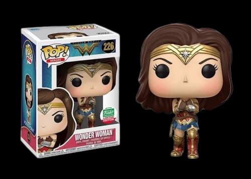 Funko Pop! Heroes DC Wonder Woman With Gauntlets Funko Shop Exclusive Figure #226
