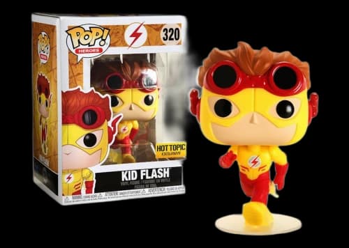 Funko Pop! Heroes Flash Kid Flash Hot Topic Exclusive Figure #320