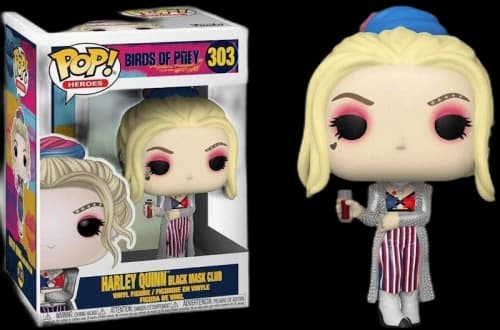 Funko Pop! Heroes Harley Quinn Black Mask Club Figure #303