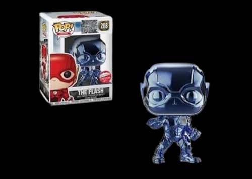 Funko Pop! Heroes Justice League Flash Blue Chrome Fugitive Toys Exclusive Figure #208