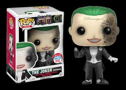 Funko Pop! Heroes Suicide Squad The Joker Grenade NYCC Figure #147