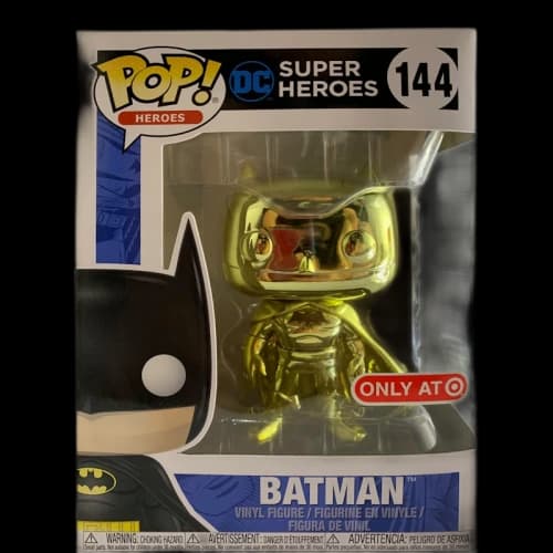 Funko Pop! Heroes Super Heroes Batman Gold Target Exclusive Figure #144