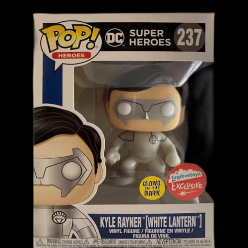Funko Pop! Heroes Super Heroes Kyle Rayner White Lantern (Glow) Fugitive Toy Exclusive Figure #237
