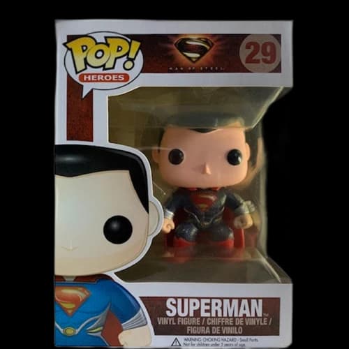 Funko Pop! Heroes Superman Man of Steel Superman Figure #29