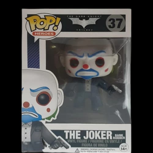 Funko Pop! Heroes The Dark Knight Trilogy The Joker Bank Robber Figure #37