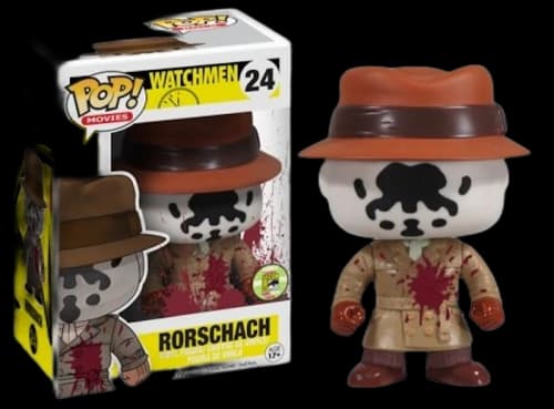 Funko Pop! Heroes Watchmen Rorschach (Bloody) SDCC Figure #24