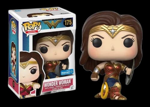 Funko Pop! Heroes Wonder Woman with Shield Walmart Exclusive Figure #175