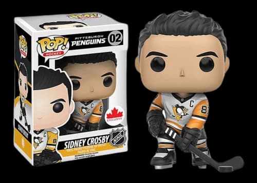 Funko Pop! Hockey Pittsburgh Penguins Sidney Crosby White Jersey Grosnor Exclusive Figure #02