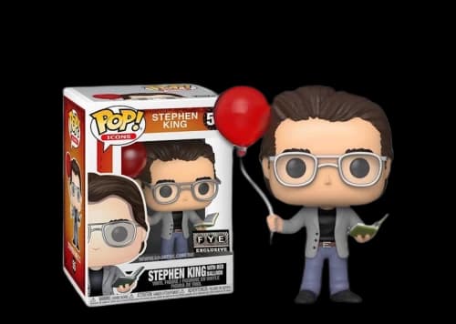 Funko Pop! Icons Funko Stephen King with Red Balloon FYE Exclusive Figure #55