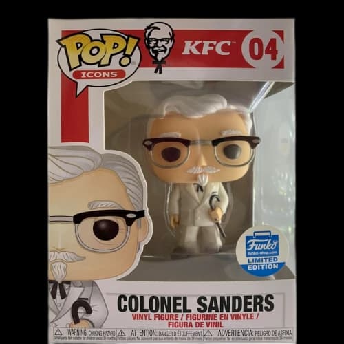 Funko Pop! Icons KFC Colonel Sanders Funko Shop Edition Figure #04
