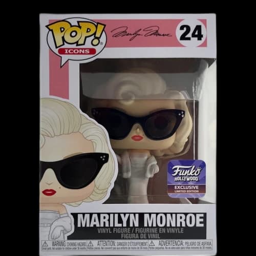 Funko Pop! Icons Marilyn Monroe (Sunglasses) Hollywood Exclusive Figure # 24