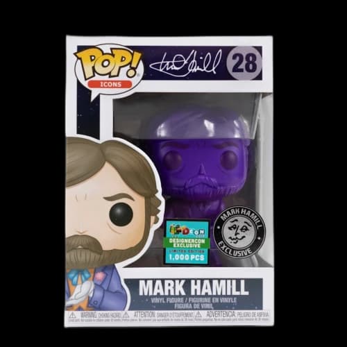 Funko Pop! Icons Mark Hamill Exclusive Purple Joker Suit DesignerCon Exclusive Figure # 28