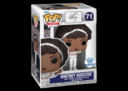 Funko Pop! Icons Whitney Houston Funko Shop Exclusive Figure #71