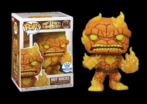 Funko Pop! Infinity Warps Hot Rocks Funko Exclusive Bobble-Head Figure #864