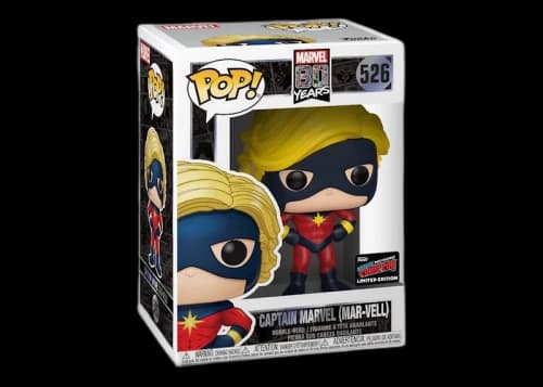 Funko Pop! Marvel 80 Year Anniversary Captain Marvel (Mar-Vell) 2019 NYCC Exclusive Figure #526