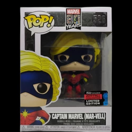 Funko Pop! Marvel 80 Years Captain Marvel (Mar-Vell) Fall Convention Exclusive Bobble-Head Figure #526