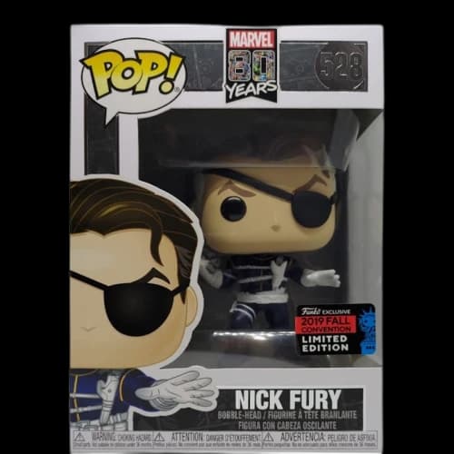 Funko Pop! Marvel 80 Years Nick Fury Fall Convention Edition Bobble-Head Figure #528