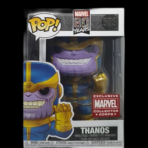 Funko Pop! Marvel 80 Years Thanos Collector Corps Exclusive Bobble-Head Figure #509