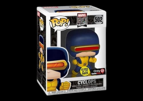 Funko Pop! Marvel 80th Anniversary Cyclops (Glow) GameStop Exclusive Figure #502
