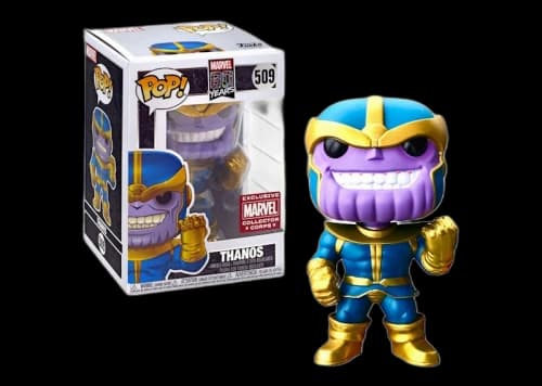 Funko Pop! Marvel 80th Anniversary Thanos Collector Corps Exclusive Figure #509