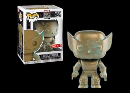 Funko Pop! Marvel 80th Anniversary Wolverine (Patina) Target Exclusive Figure #496