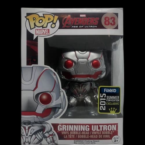 Funko Pop! Marvel Avengers Age of Ultron Grinning Ultron Summer Convention Exclusive Figure #83