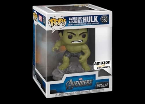 Funko Pop! Marvel Avengers Asseemble: Hulk Amazon Exclusive Bobble-Head Figure #585