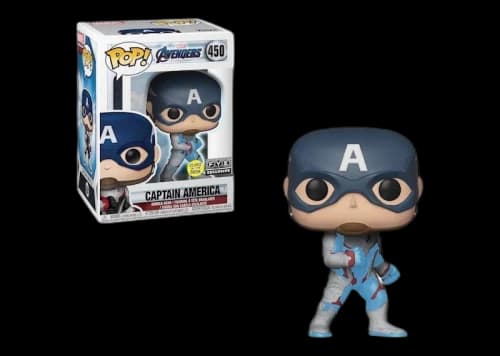 Funko Pop! Marvel Avengers Endgame Captain America (Glow) FYE Exclusive Figure #450