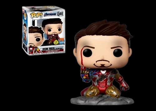 Funko Pop! Marvel Avengers Endgame Iron Man I am Iron Man (Glow) PX Previews Exclusive Bobble-Head #580
