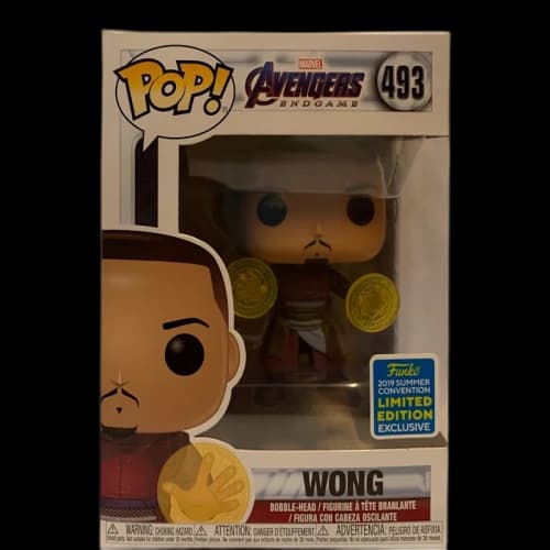 Funko Pop! Marvel Avengers Endgame Wong Summer Convention Bobble-Head Figure #493