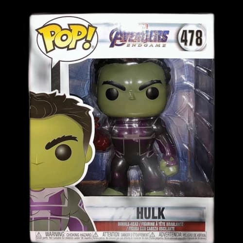 Funko Pop! Marvel Avengers Hulk 6 inch Bobble-Head Figure #478