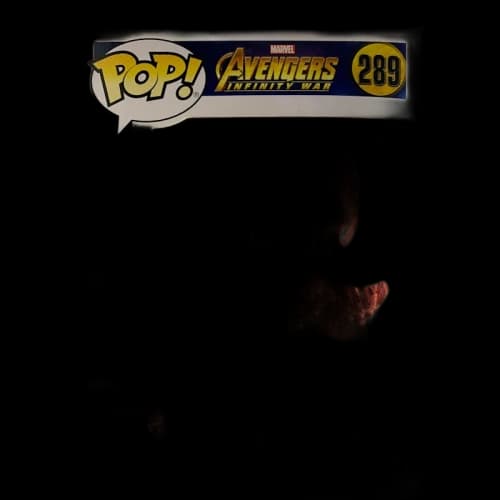 Funko Pop! Marvel Avengers Infinity War Thanos Red Chrome Walmart Exclusive Bobble-Head Figure #289