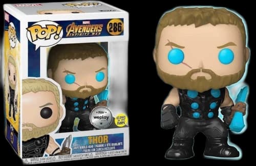 Funko Pop! Marvel Avengers Infinity War Thor w Stormbreaker Weplay Exclusive Bobble-Head Figure # 286