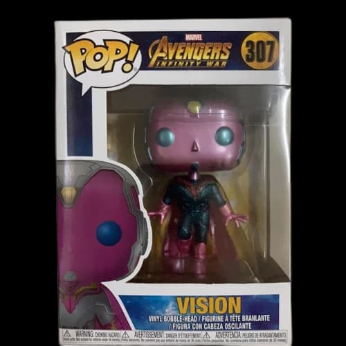 Funko Pop! Marvel Avengers Infinity War Vision Bobble-Head Figure #307