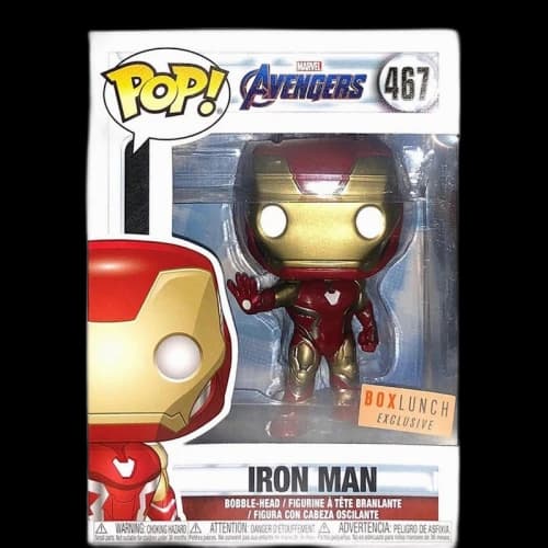 Funko Pop! Marvel Avengers Iron Man Box Lunch Exclusive Bobble-Head Figure #467