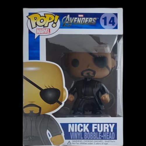 Funko Pop! Marvel Avengers Nick Fury Bobble-Head Figure #14