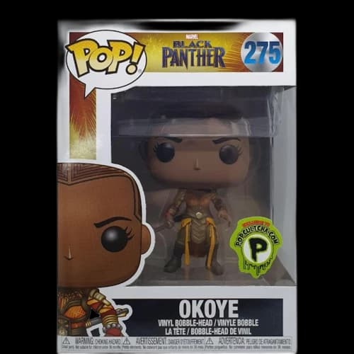 Funko Pop! Marvel Black Panther Okoya Popculture Exclusive Figure #275