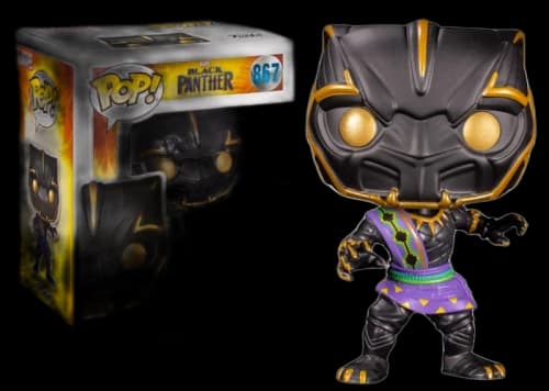 Funko Pop! Marvel Black Panther T'Chaka Funko Hollywood Exclusive Figure #867