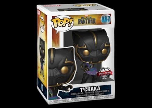 Funko Pop! Marvel Black Panther T'Chaka Special Edition Figure #867