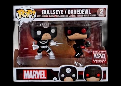 Funko Pop! Marvel Bullseye & Daredevil Collector Corps Exclusive 2 Pack