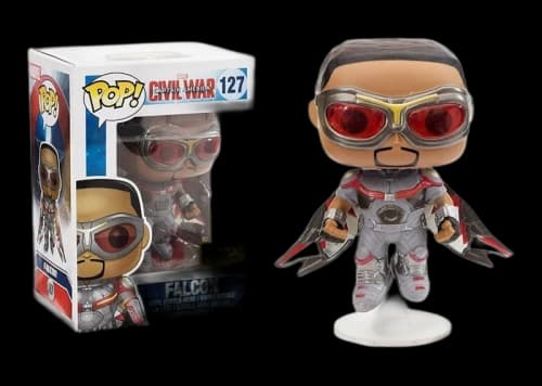 Funko Pop! Marvel Captain America Civil War Falcon Hot Topic Exclusive Bobble-Head #127