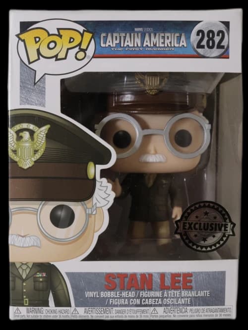Funko Pop! Marvel Captain America The First Avenger Stan Lee Exclusive Figure #282