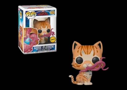 Funko Pop! Marvel Captain Marvel Goose (Flerken) (Chase) Bobble-Head #445